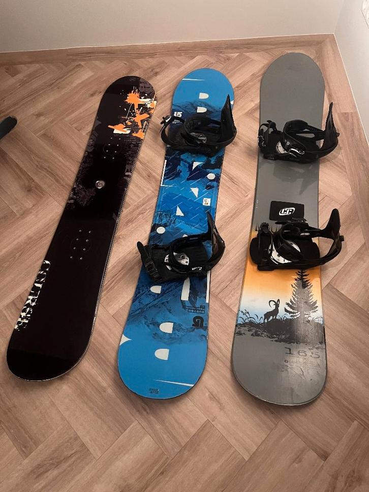 snowboard, binding en schoenen goedkoper dan huren, Sport en Fitness, Snowboarden, Gebruikt, Board, Ophalen of Verzenden