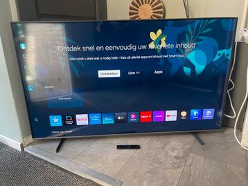 2 maanden oud Samsung 55 inch QLED 4K Ultra HD smart tv beschikbaar voor biedingen
