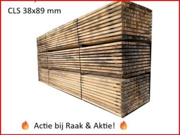 Diverse Partijen cls balken 38x89 mm  4.20 m beschikbaar voor biedingen