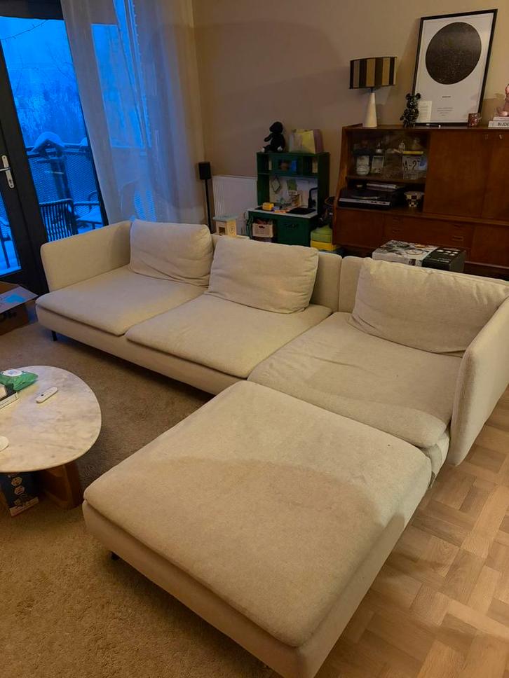 Ikea Soderhamn - Gunnared beige, Huis en Inrichting, Banken | Sofa's en Chaises Longues, Zo goed als nieuw, Eenpersoons, Minder dan 150 cm