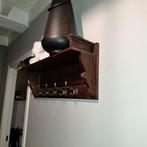 Te koop: teak houten kapstok degelijke kwaliteit, Zo goed als nieuw, Minder dan 100 cm, Hout, Ophalen