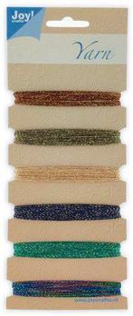 Joy!Crafts borduurgarenset 7 t/m 12 bruin/groen/paars /0102, ., Nieuw, Ophalen of Verzenden, .