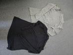 2 colshirts met ruches. Maat 40/42., Overige kleuren, Maat 42/44 (L), Ophalen of Verzenden, Zo goed als nieuw