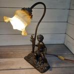 Antieke tafellamp / schemerlamp., Antiek en Kunst, Antiek | Lampen, Ophalen of Verzenden
