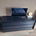 Ikea Malm ladekast - Zwartbruin, Ophalen, Gebruikt, 100 tot 150 cm, 5 laden of meer