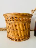Boho vintage plantenmand of prullenbakje, Ophalen of Verzenden, Zo goed als nieuw, Rond