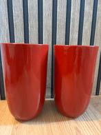 Te koop bloempotten zie foto’s, Rond, Ophalen of Verzenden, Zo goed als nieuw, Aardewerk