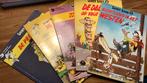 5 Lucky Luke strips, Boeken, Stripboeken, Gelezen, Ophalen of Verzenden, Meerdere stripboeken