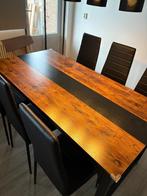 Eetkamer tafel inclusief 6 stoelen, Huis en Inrichting, Tafels | Eettafels, Ophalen, 50 tot 100 cm, Zo goed als nieuw, Vijf personen of meer
