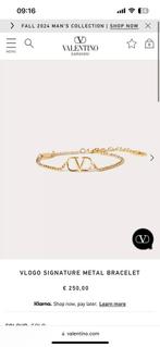 Armband Valentino bracelet, Sieraden, Tassen en Uiterlijk, Armbanden, Nieuw, Met strass, Goud, Goud