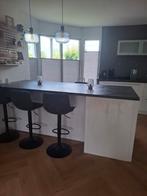Hoogglans wit keukenblok/bartafel, Huis en Inrichting, Ophalen, Zo goed als nieuw