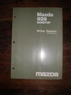 Mazda 929 Hardtop Wiring Diagram Werkplaatshandboek, Ophalen of Verzenden