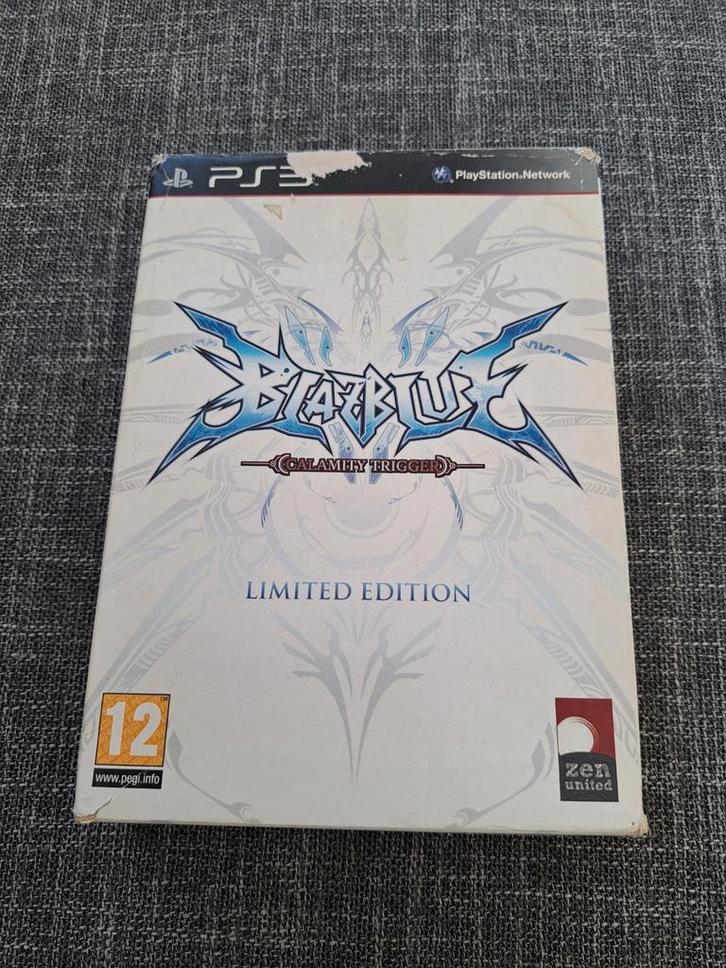 BlazBlue Calamity Trigger Limited Edition PS3, Spelcomputers en Games, Games | Sony PlayStation 3, Gebruikt, Vechten, 2 spelers