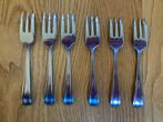 Gebaksvorkje INOX 6 stuks, Antiek en Kunst, Ophalen of Verzenden