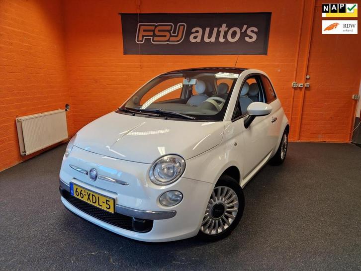 Fiat 500 1.2 / LOUNGE / PANORAMADAK / AIRCO / APK 09-08-2026, Auto's, Fiat, Bedrijf, Te koop, ABS, Airbags, Airconditioning, Centrale vergrendeling