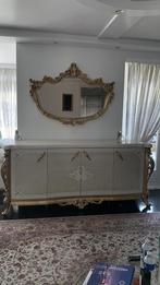 Dressoir Italiaans design met spiegel, Huis en Inrichting, Kasten | Dressoirs, Ophalen of Verzenden, Zo goed als nieuw, 25 tot 50 cm