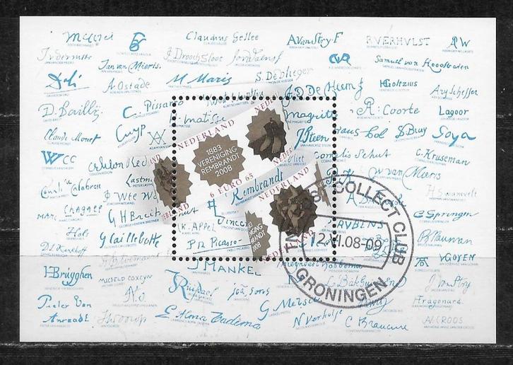 2008, Vereniging Rembrandt, met zegel € 6,65 [2578] (K0208), Postzegels en Munten, Postzegels | Nederland, Ophalen of Verzenden