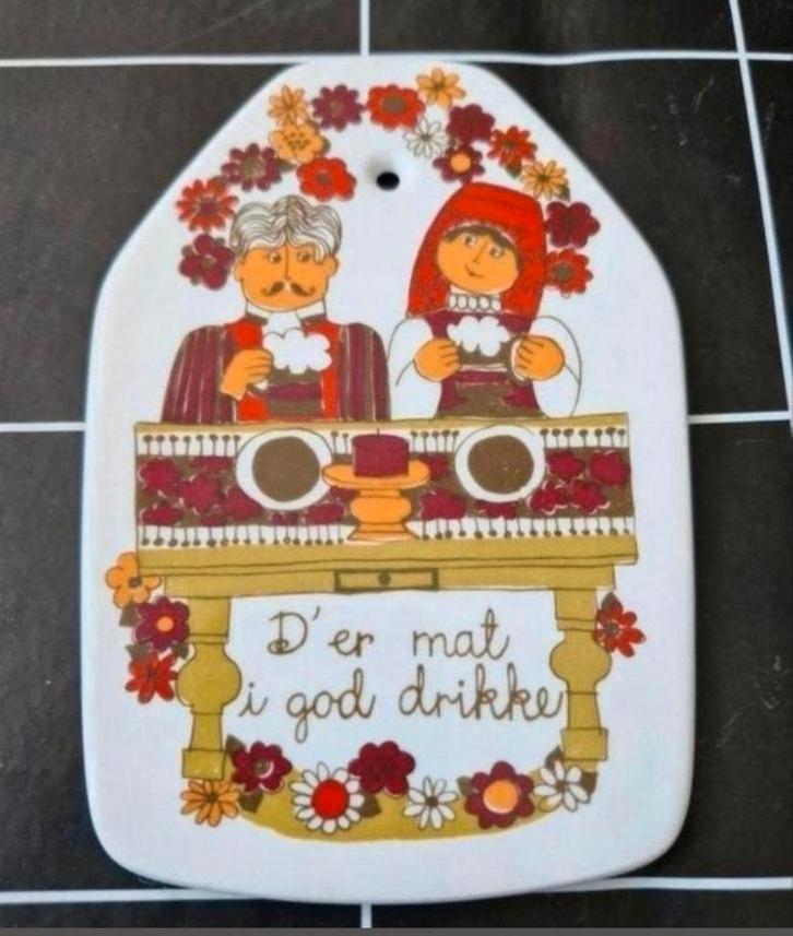 Muurhanger Turi Design Figgjo Flint Norway, Huis en Inrichting, Keuken | Servies, Zo goed als nieuw, Bord(en), Overige stijlen