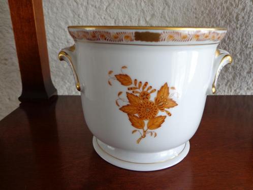 Exclusieve porseleinen bloem / plant (om) pot... Puntgaaf, Tuin en Terras, Bloempotten, Zo goed als nieuw, Binnen, Minder dan 25 cm