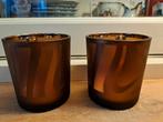 Riviera Maison Spiral Votive bruin - Set van 2, Overige materialen, Bruin, Ophalen of Verzenden, Zo goed als nieuw