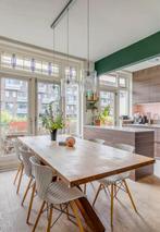 Moderne Plafondlamp, Huis en Inrichting, Lampen | Hanglampen, Ophalen, Zo goed als nieuw, Glas, 75 cm of meer