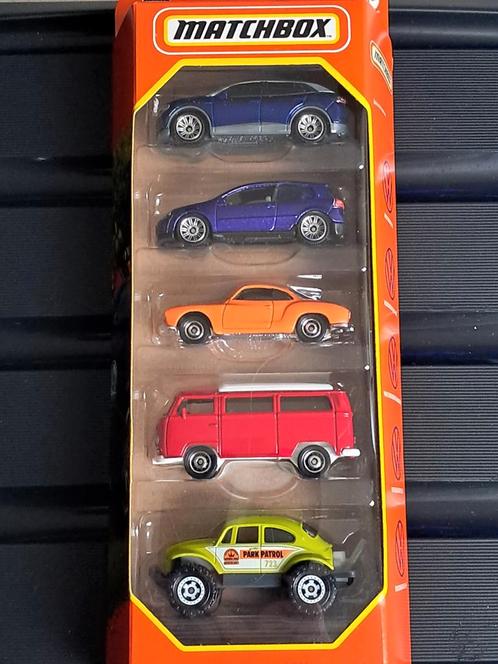 Matchbox Volkswagen 5 pack VW Golf EV4 Beetle Bus Karmann, Hobby en Vrije tijd, Modelauto's | Overige schalen, Nieuw, Verzenden