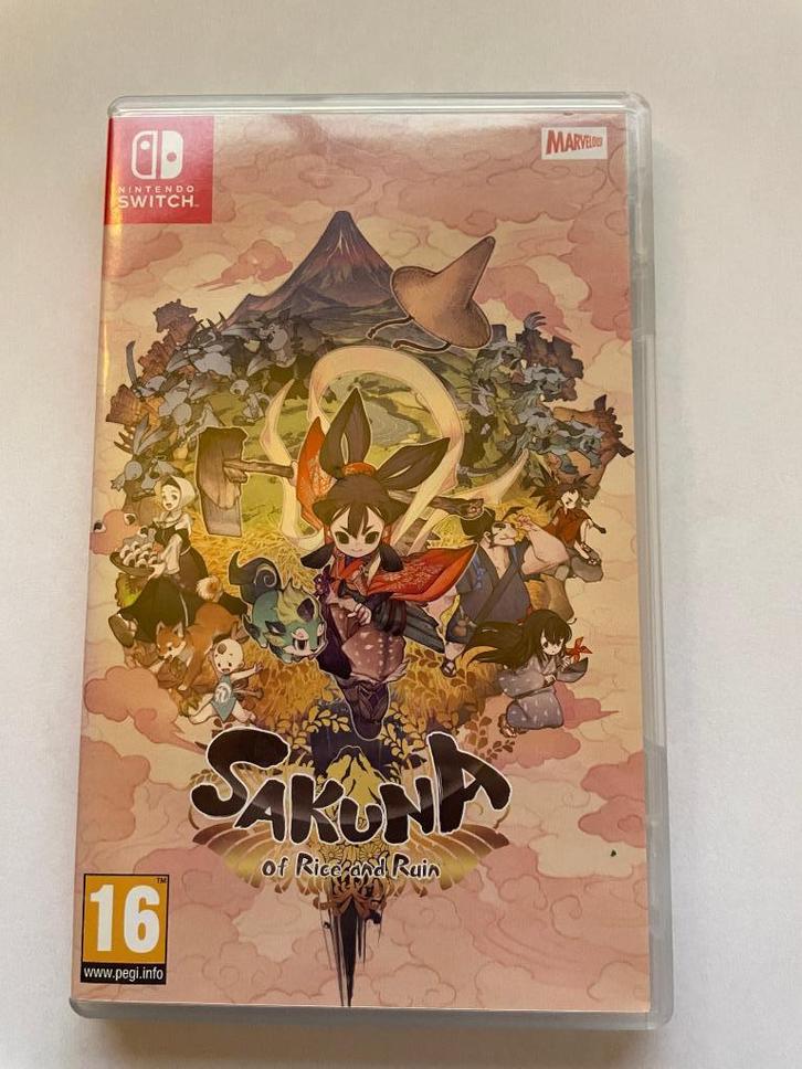 Sakuna of Rice and Ruin, Spelcomputers en Games, Games | Nintendo Switch, Zo goed als nieuw, Role Playing Game (Rpg), 1 speler