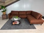 GRATIS LEVERING Hoekbank Cognac 290x215 GEREINIGD, Huis en Inrichting, Banken | Bankstellen, 250 tot 300 cm, Stof, Hoekbank, Ophalen of Verzenden