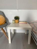 Wit tafeltje IKEA LACK, Huis en Inrichting, Tafels | Bijzettafels, 55 tot 75 cm, 45 tot 60 cm, Zo goed als nieuw, Hout