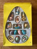 14x Paashangers houten pasen hout hanger paasdecoratie, Diversen, Pasen, Ophalen of Verzenden, Zo goed als nieuw