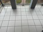 terras/balkontegels met ondervloer ca 14 m2 grijs, Ophalen, Gebruikt, Overige materialen