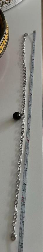 Zilveten ketting Ti Sento met afneembare steen bal, Paars, Ophalen of Verzenden, Zo goed als nieuw, Met edelsteen