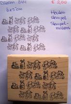 Dieren 844 Houten stempel, Ophalen of Verzenden, Gebruikt, Houten stempel