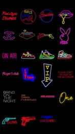 DIVERSE LED NEON SIGN, Ophalen of Verzenden, Nieuw, Lichtbak of (neon) lamp