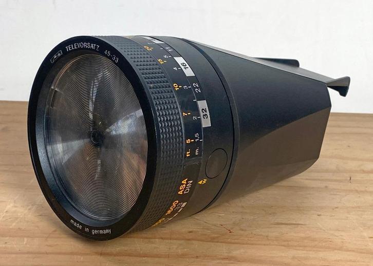 Metz tele voorzetstuk 45-33, Verzamelen, Fotografica en Filmapparatuur, Flitser, 1980 tot heden, Ophalen