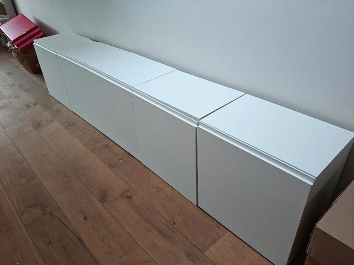 Ikea Besta wit - gratis op te halen, Huis en Inrichting, Kasten | Wandmeubels, Gebruikt, Minder dan 100 cm, 250 tot 300 cm, 25 tot 50 cm