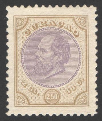 Curacao NVPH nr 12 ongebruikt Koning Willem III 1879 beschikbaar voor biedingen