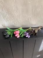 💐 Te koop: Mooie bosjes kunst tulpen / blauwe druifjes 💐, Nieuw, Ophalen of Verzenden