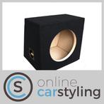 Subwofer Kist 10" met aansluiting 22 Liter 18mm MDF Zwart, -, -, Nieuw, Ophalen of Verzenden