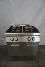 Zanussi gasfornuis, fornuis 4-pits rvs met kastruimte, Ophalen of Verzenden, Gebruikt, Fornuis, Frituur en Grillen
