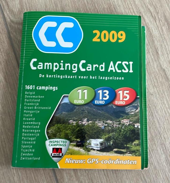 CampingCard ACSI 2009, Boeken, Reisgidsen, Zo goed als nieuw, Reisgids of -boek, Europa, Capitool, Ophalen of Verzenden