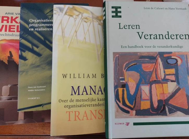 managementboeken, verandermanagement, diverse titels, Boeken, Economie, Management en Marketing, Zo goed als nieuw, Management