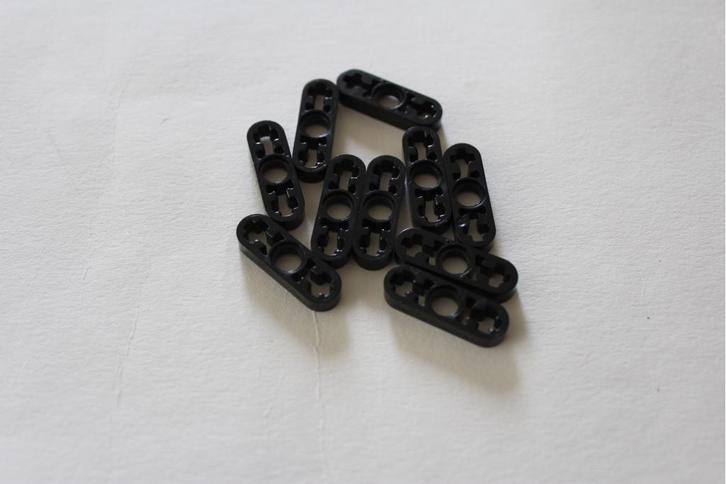 LEGO technic liftarm hefbalk 1x3 dun zwart 6632 (10x), Kinderen en Baby's, Speelgoed | Duplo en Lego, Gebruikt, Lego, Losse stenen