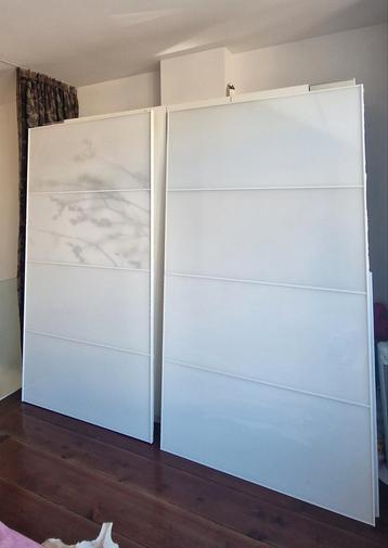 2x Schuifdeuren Tonnes voor ikea Pax kast 2,50x 2.35m bxh