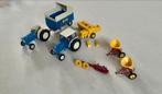 Lot Britains Ltd 2x Ford 6600 tractor en accessoires, Hobby en Vrije tijd, Modelauto's | 1:32, Verzenden, Gebruikt, Tractor of Landbouw