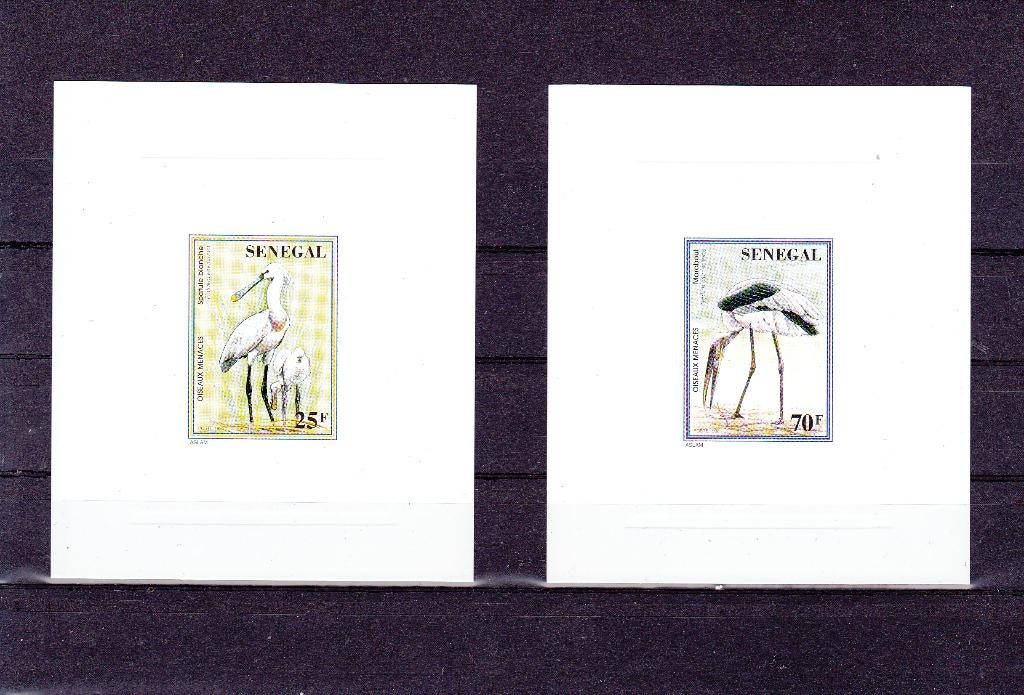 Vogels Senegal 5 blokken Epreuves (60,113,451), Verzenden, Postfris, Dier of Natuur