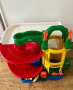 Fisher price - little people - auto garage speelgoed, Kinderen en Baby's, Speelgoed | Fisher-Price, Zo goed als nieuw, Ophalen