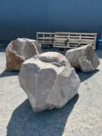 Grauwacke Keien - Grote Sierkeien - Natuursteen Rotsblokken, Tuin en Terras, Grind, Keien en Split, Gebruikt, Graniet, Ophalen of Verzenden