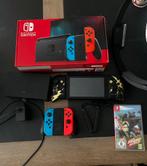Nintendo Switch + Ringfit adventure, Spelcomputers en Games, Spelcomputers | Nintendo Switch, Met 2 controllers, Ophalen, Switch 2019 Upgrade