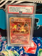 Pokemon Charizard Base set PSA10/10 sketch & auto van Arita, Hobby en Vrije tijd, Verzamelkaartspellen | Pokémon, Ophalen of Verzenden